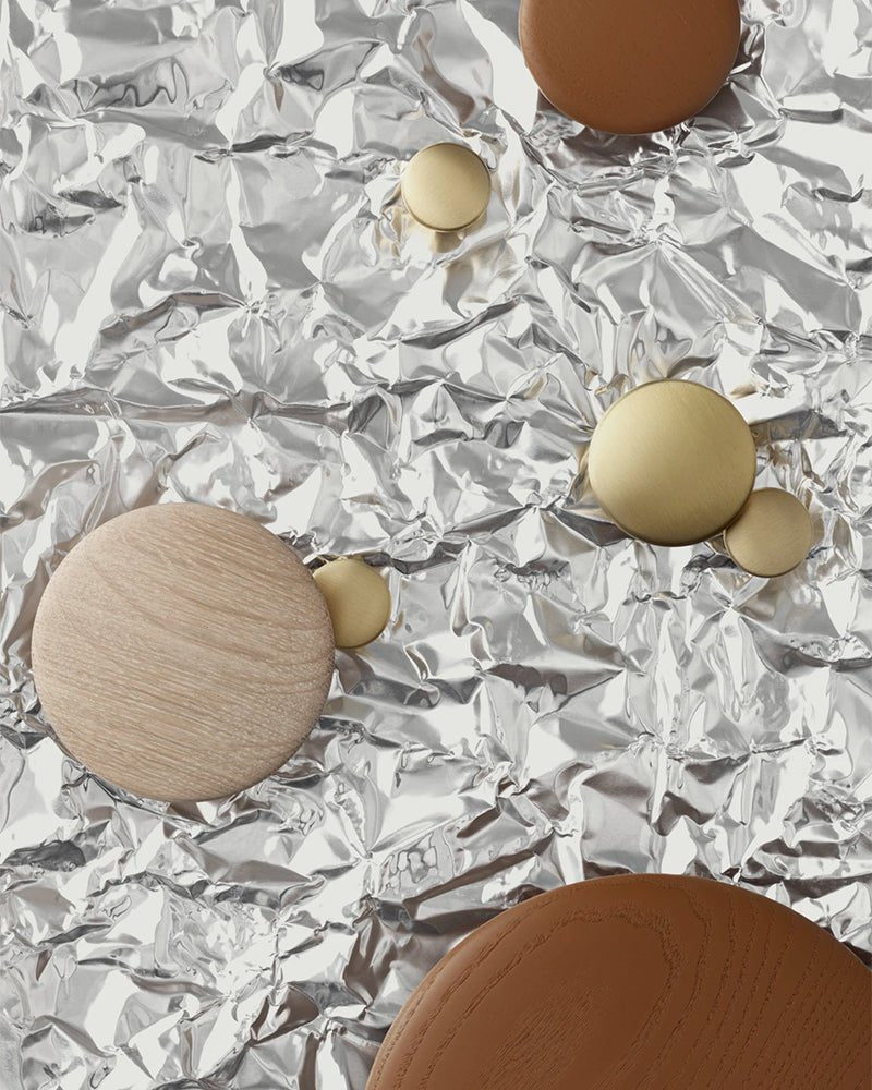 Dots - Patère en laiton - 5 pcs.