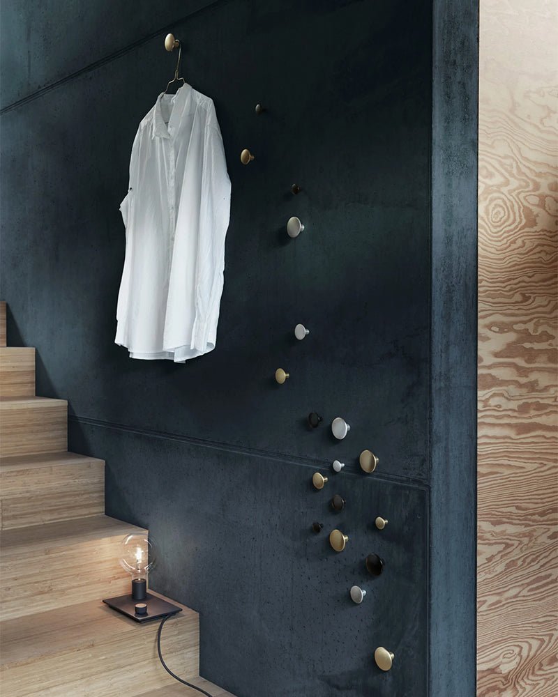 Dots - Patère en laiton - 5 pcs.