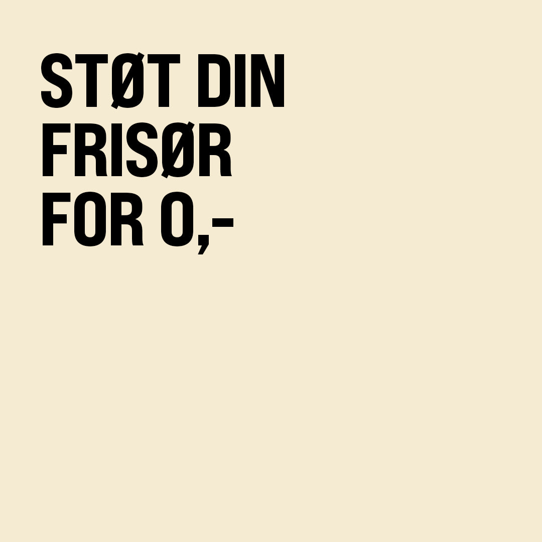 Steun je kapper voor 0 kr.