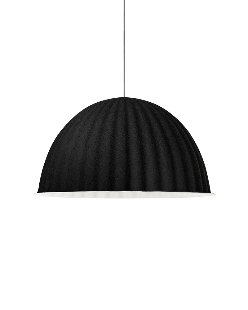 Under the bell - Black pendant lamp ø82