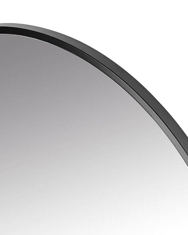 Nero - Black hairdressing mirror - ø90