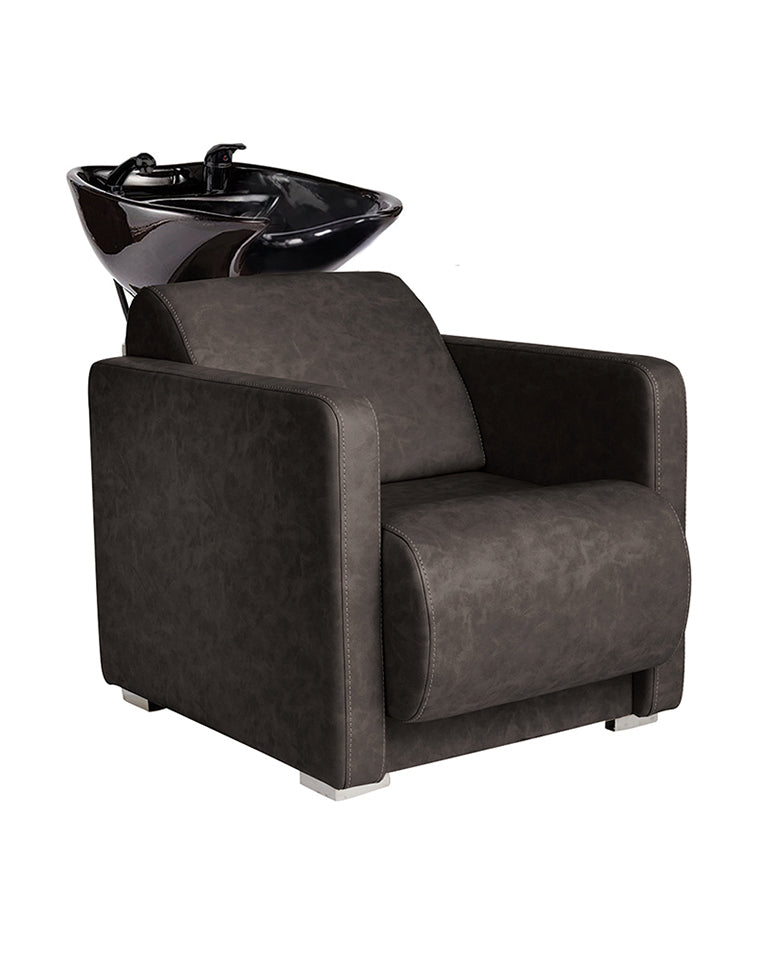 Club Textured black - Black washing unit with black basin