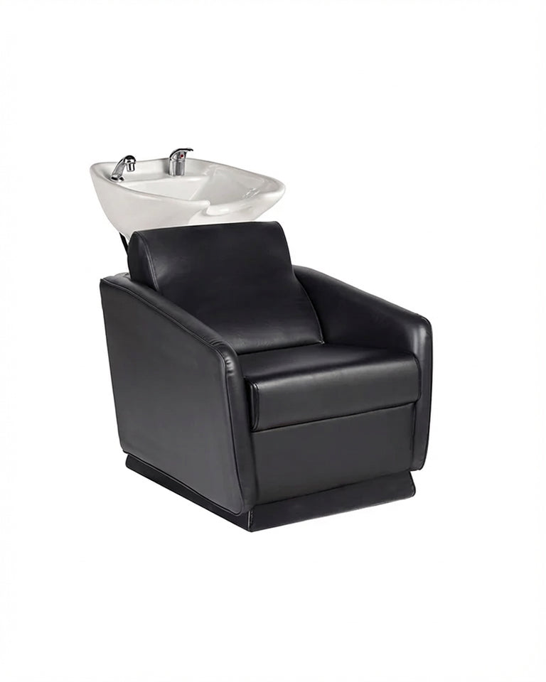 Zippy - Black washing unit - White basin