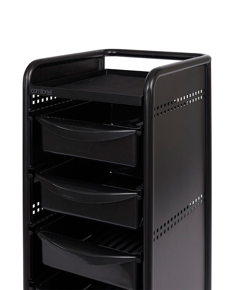Workshop Deluxe 5 - Black trolley - 5 spacious drawers