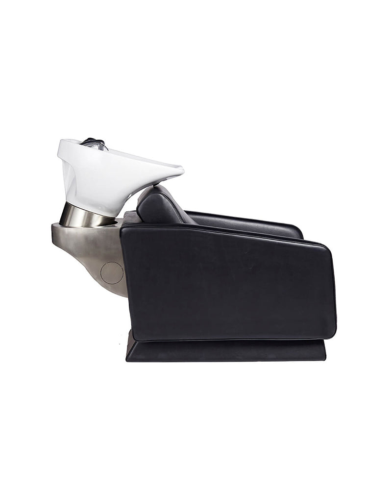 Zippy - Black washstand - White basin