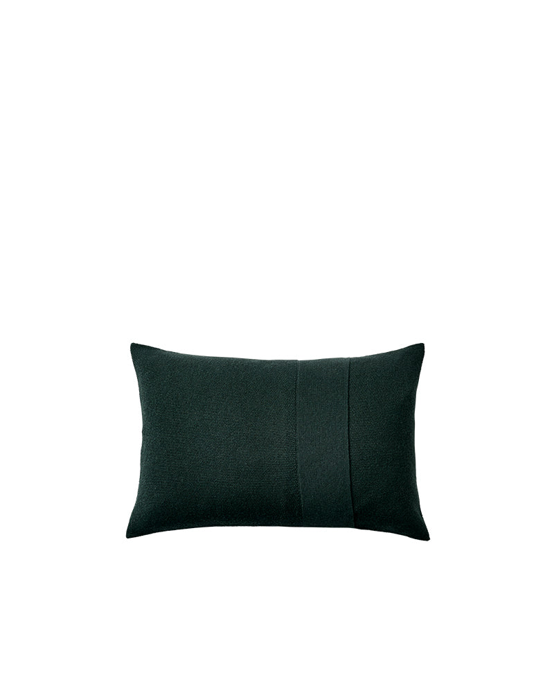 Layer - Dark green decorative cushion - Oblong