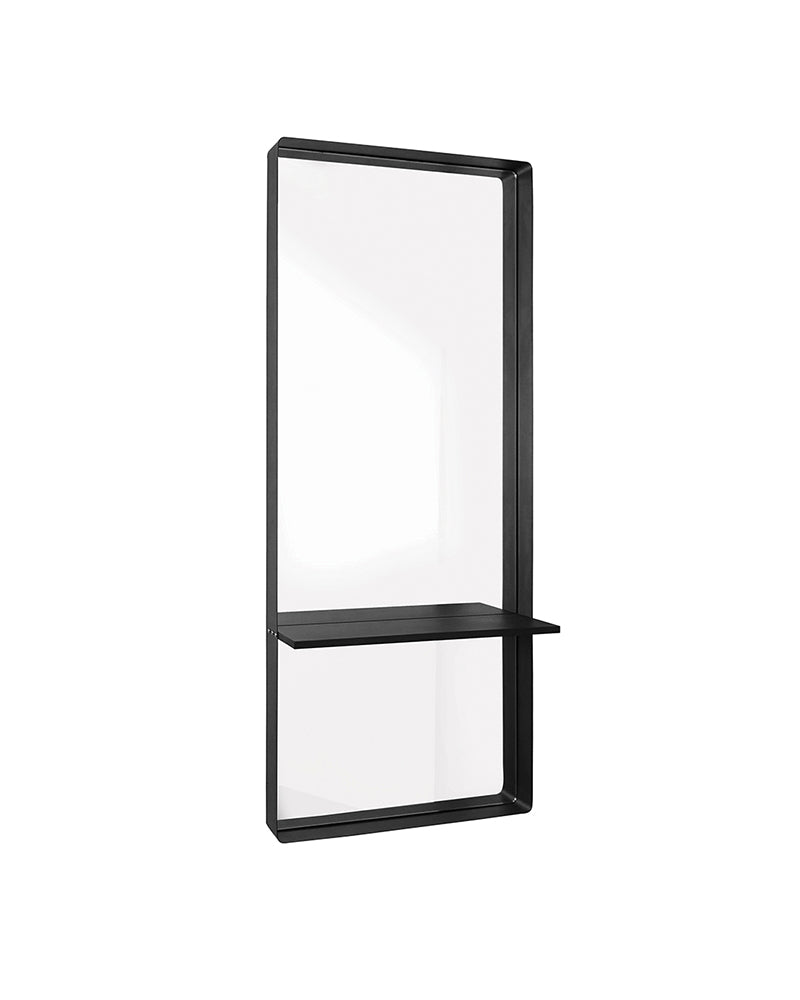 Tuscany - Square hairdressing mirror - Black frame