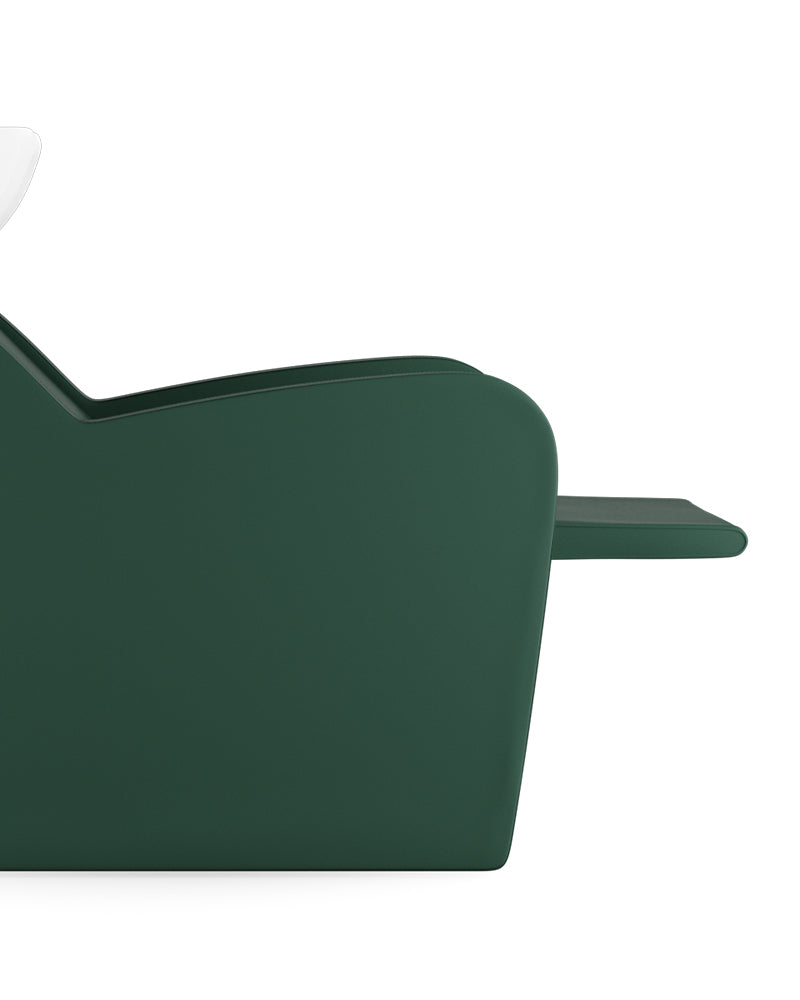 Fredda - Green massage sink - White basin