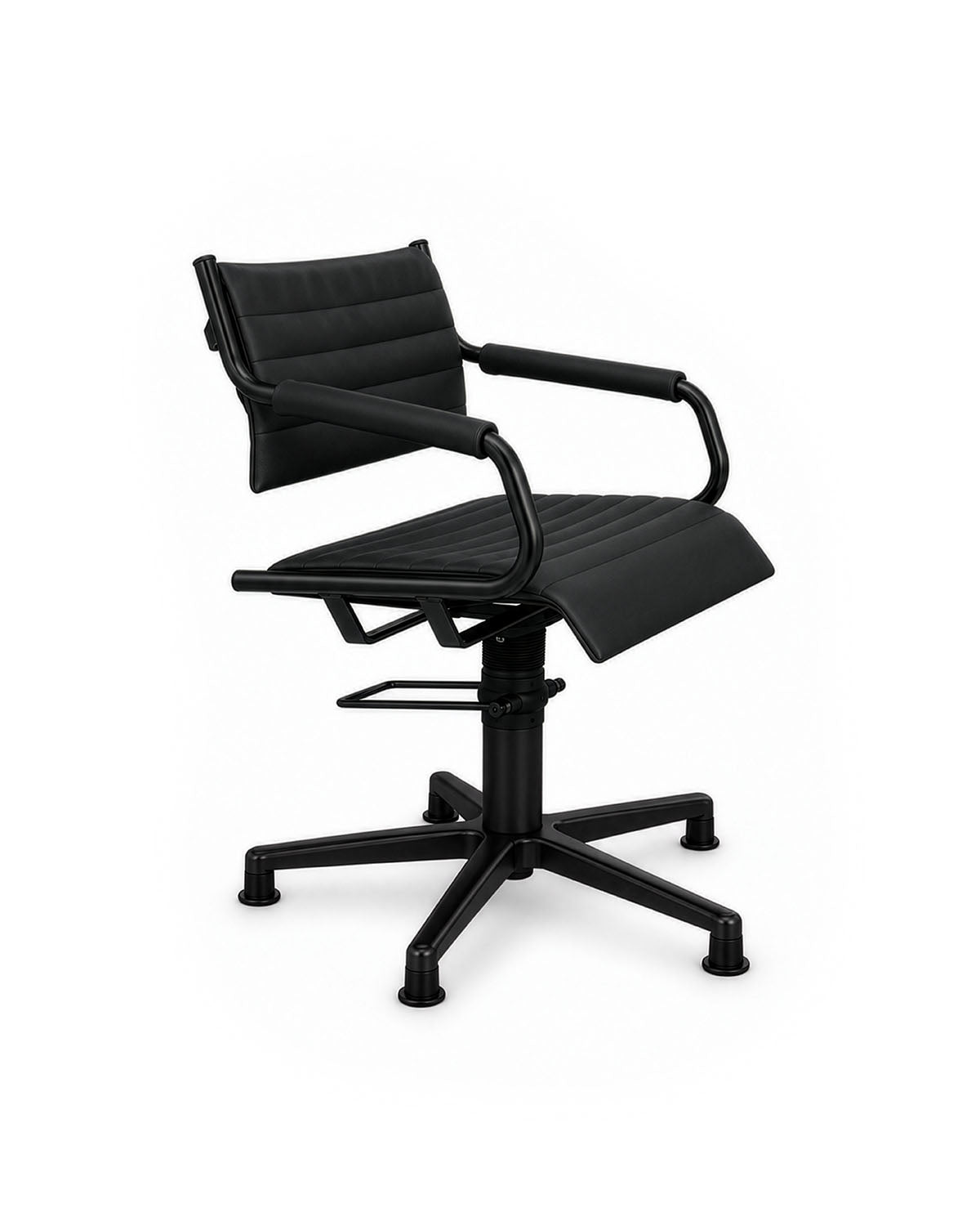 Greiner 59 - fauteuil de coupe noir avec base étoile noire