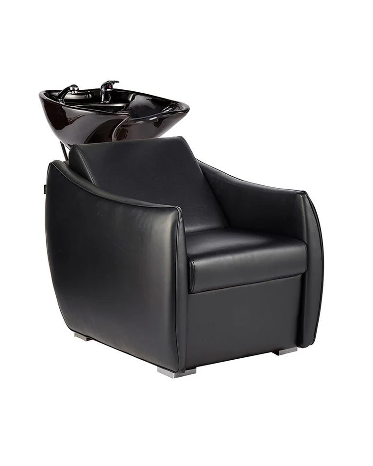 Hazel - Black washing unit - Black bowl