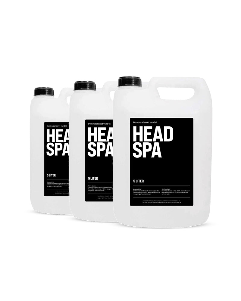 Demineralised water - for Head Spa and hair steamers 15L