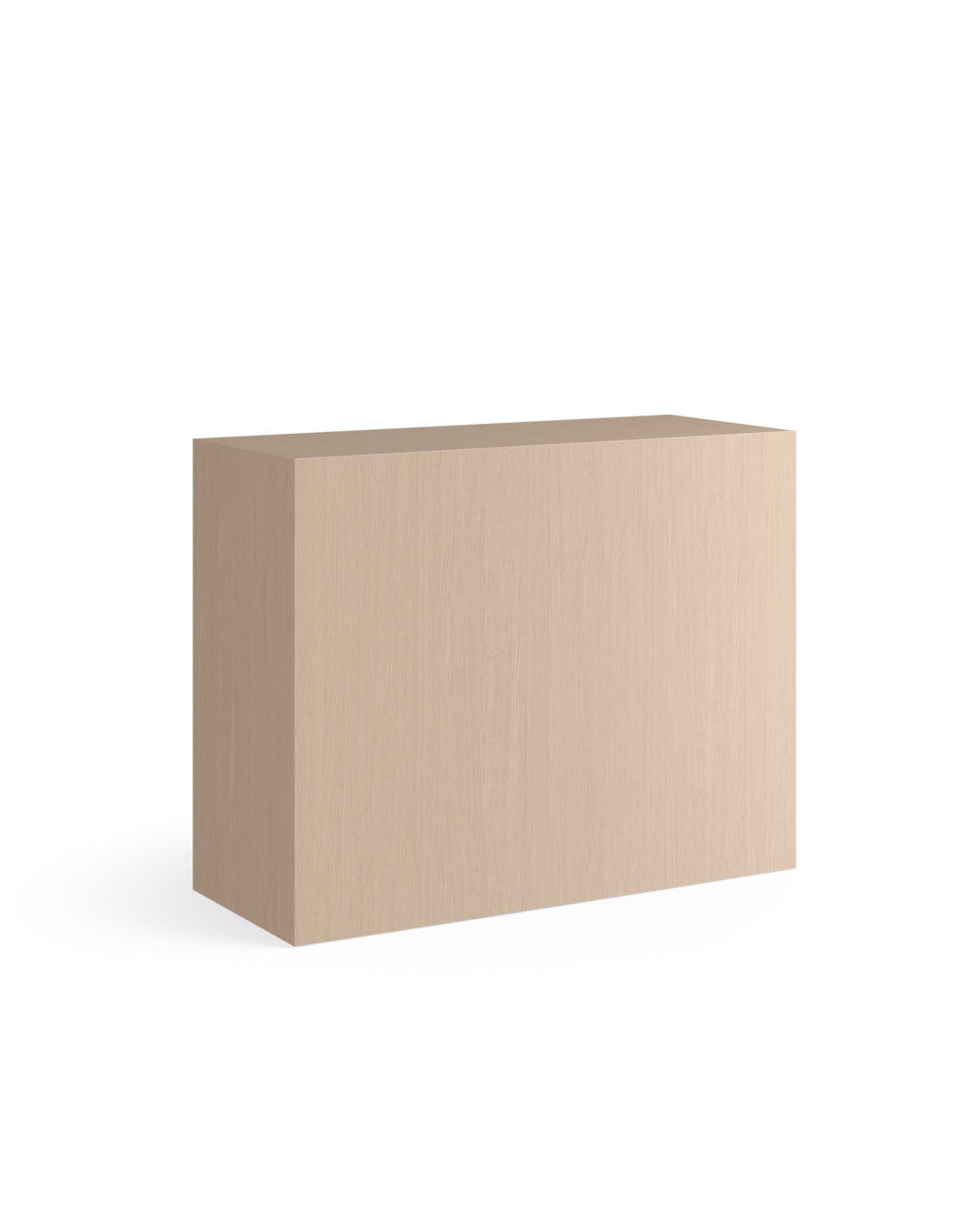 Welcome - Reception counter in oak pattern - 110cm