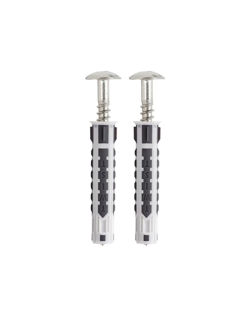 Metal screws + rawlplugs 2 pcs.