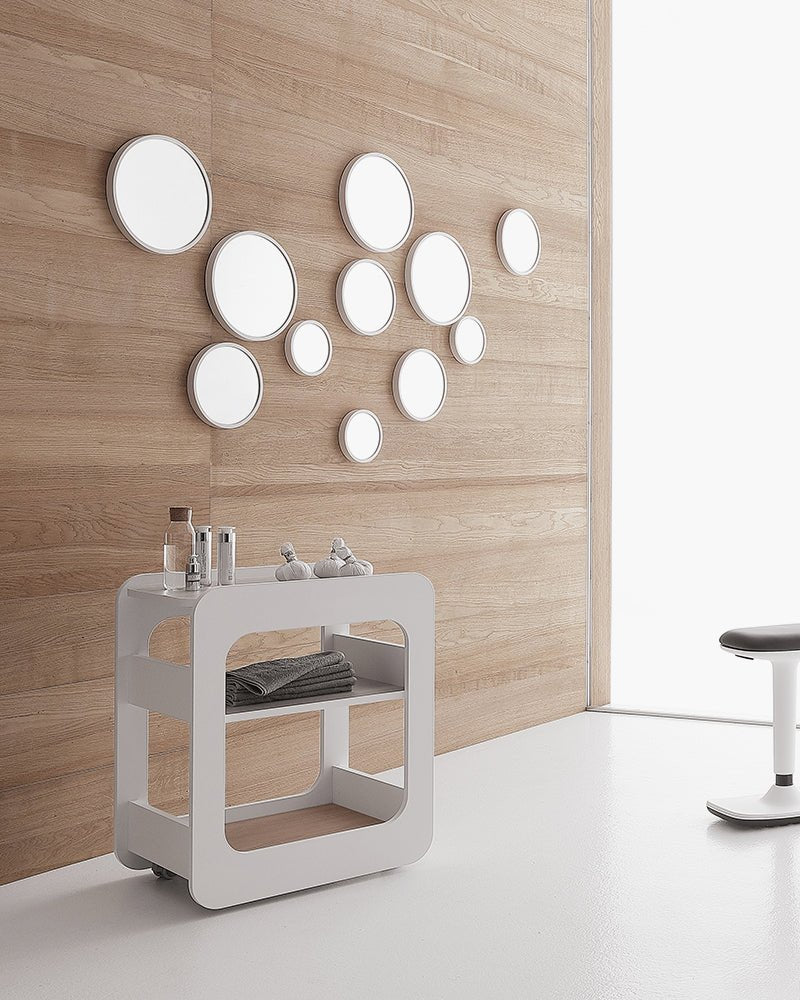 Creo - White rolling table