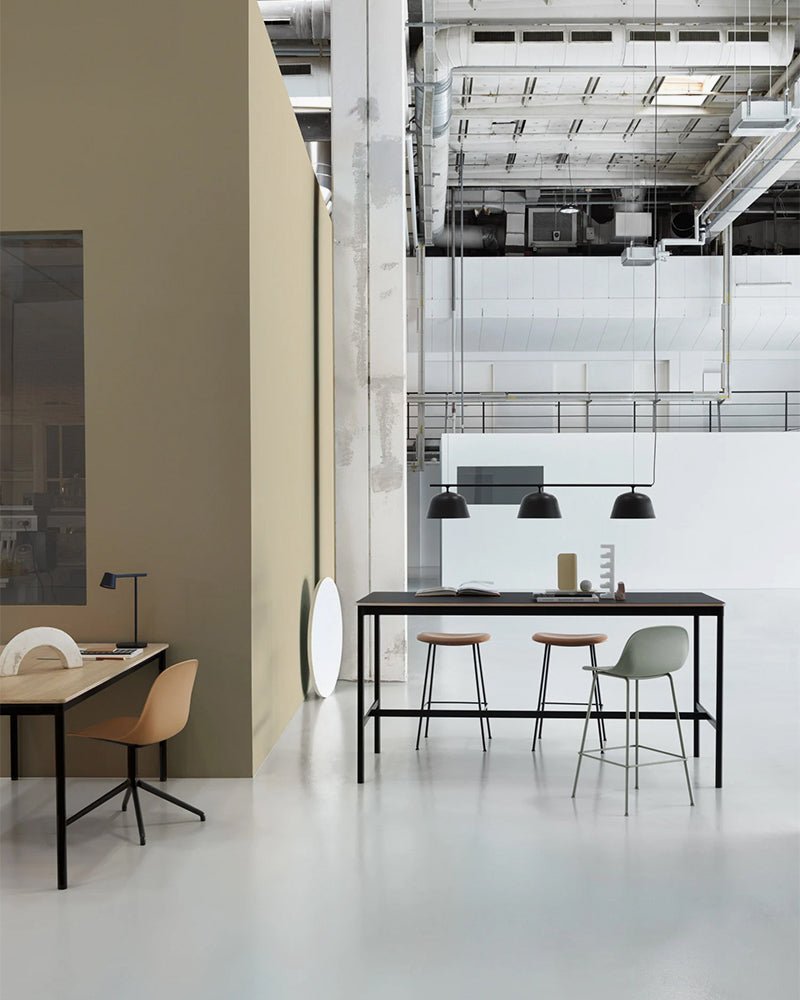 Fiber - Tabouret de bar gris